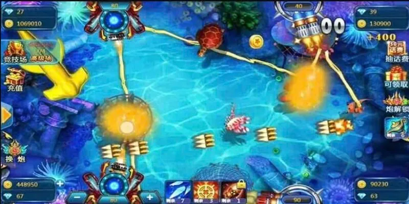 Giao diện game bắn cá MIBET chân thực